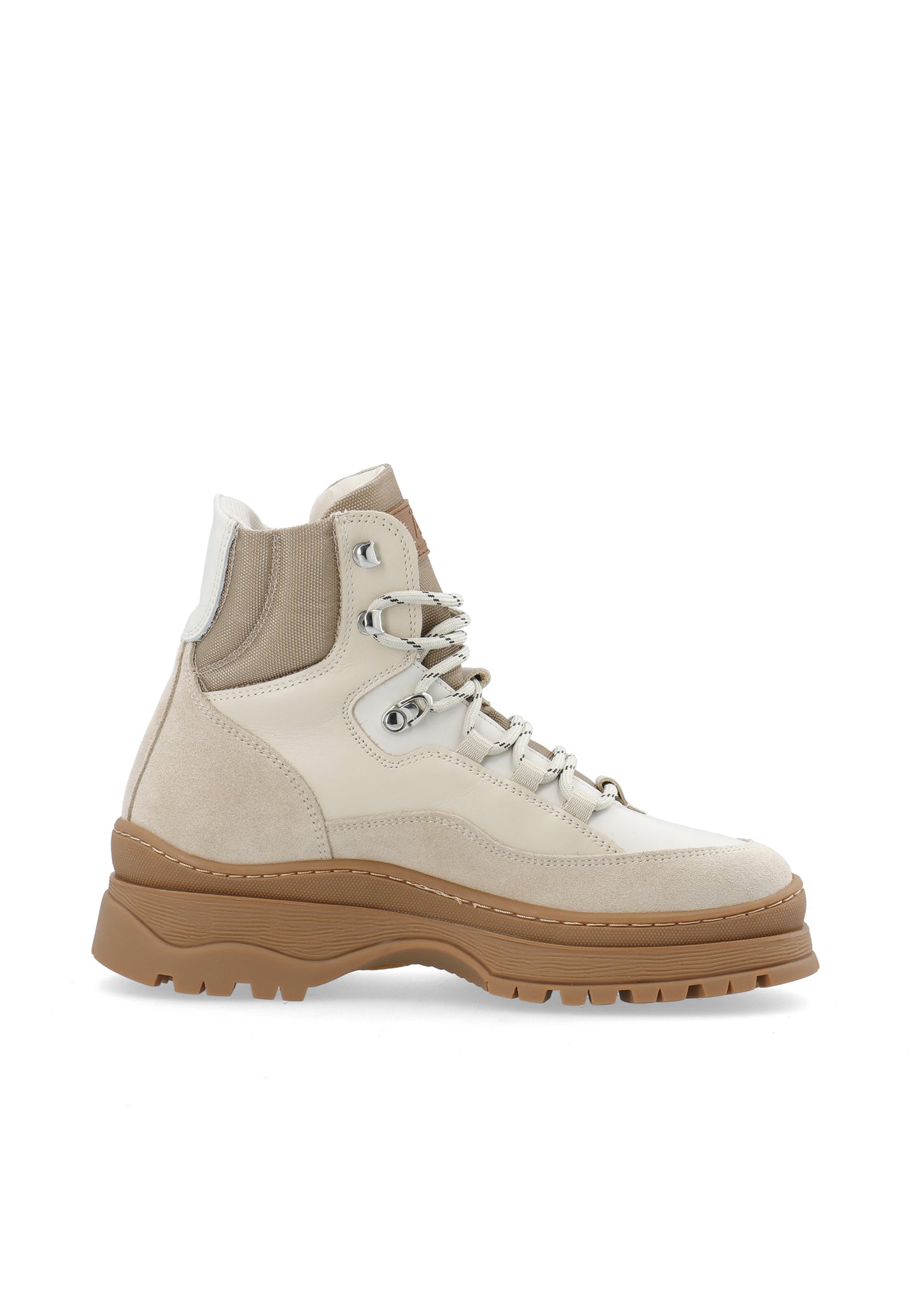 LÄST Downhill Lace-Up Boot Ankle Boots Beige