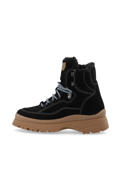 LÄST Downhill Lace-Up Boot Ankle Boots Black
