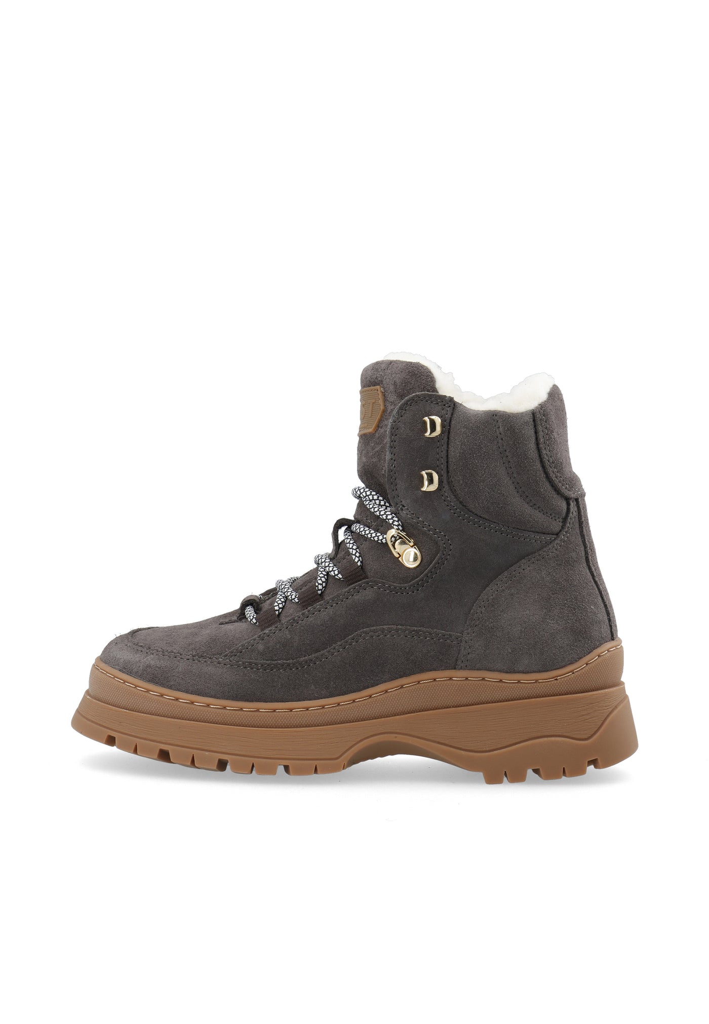 LÄST Downhill Lace-Up Boot Ankle Boots Dark Grey