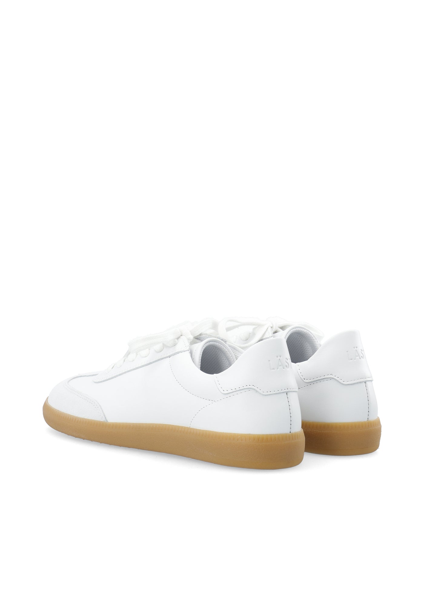 LÄST Elsa - Lether/Suede - White Low Sneakers White