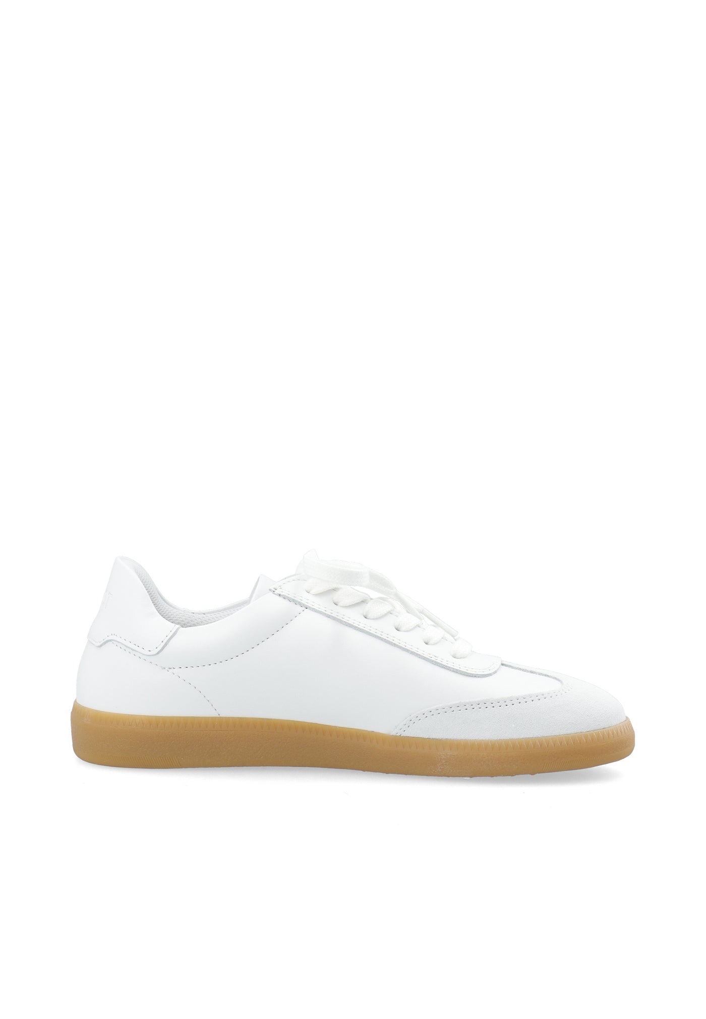 LÄST Elsa - Lether/Suede - White Low Sneakers White