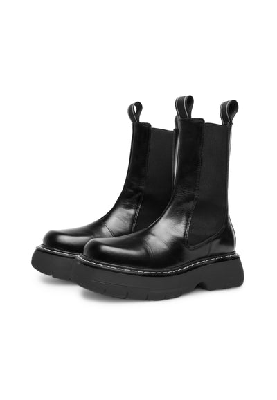 LÄST Joy Chelsea Boot High Boots Black/Black