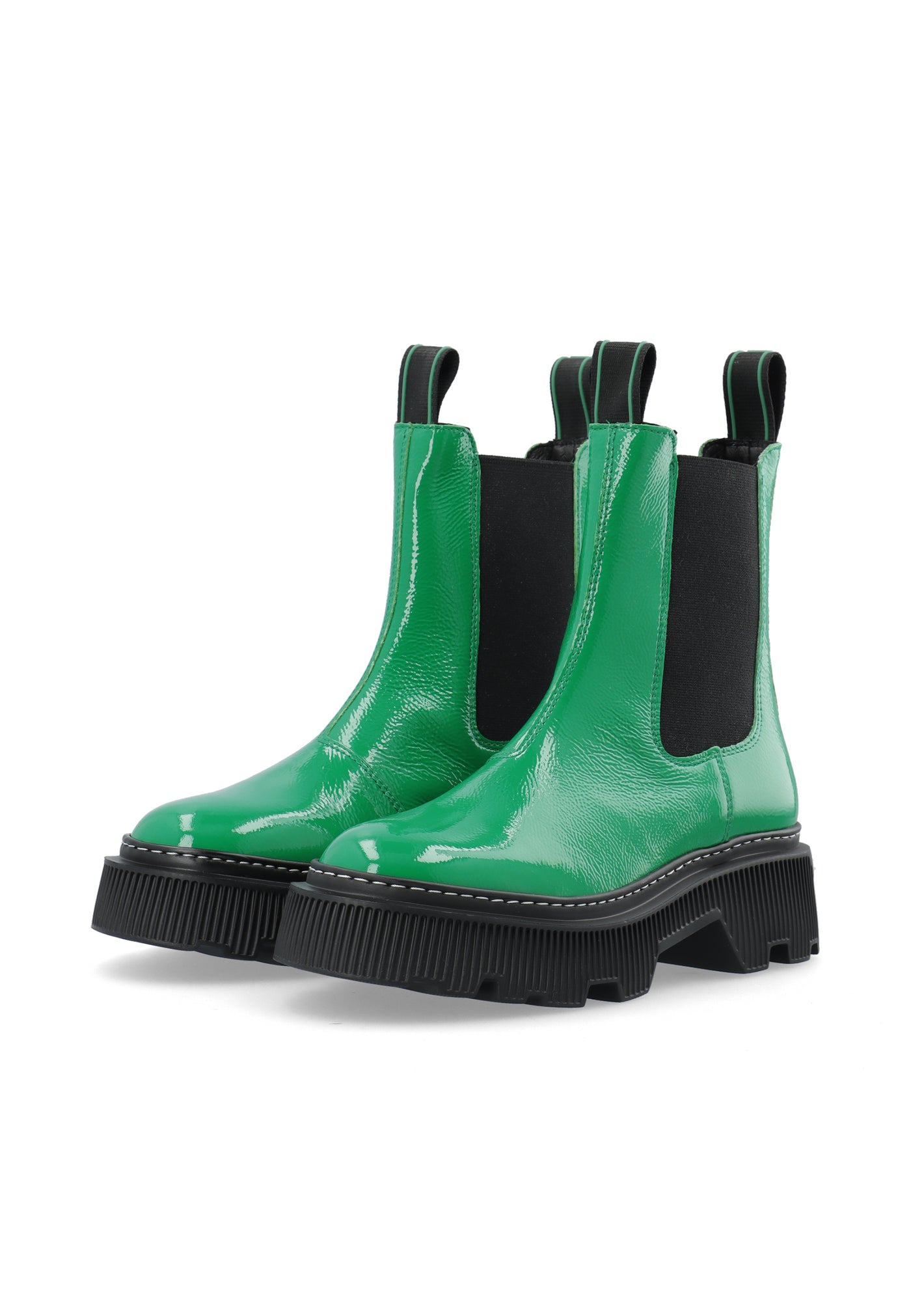 LÄST Trixy Chelsea Boot Ankle Boots Bold Green