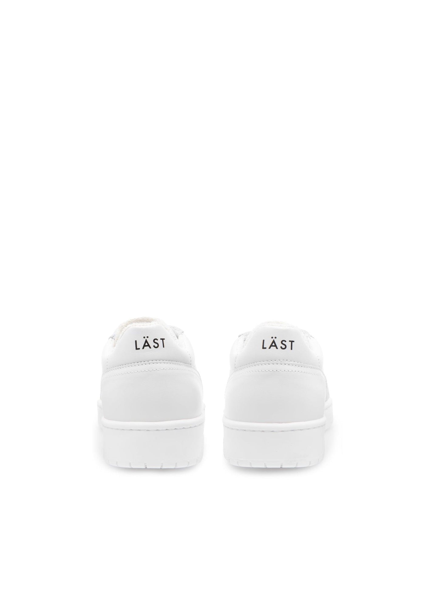 LÄST B-Ball - Leather/Suede - White Low Sneakers White