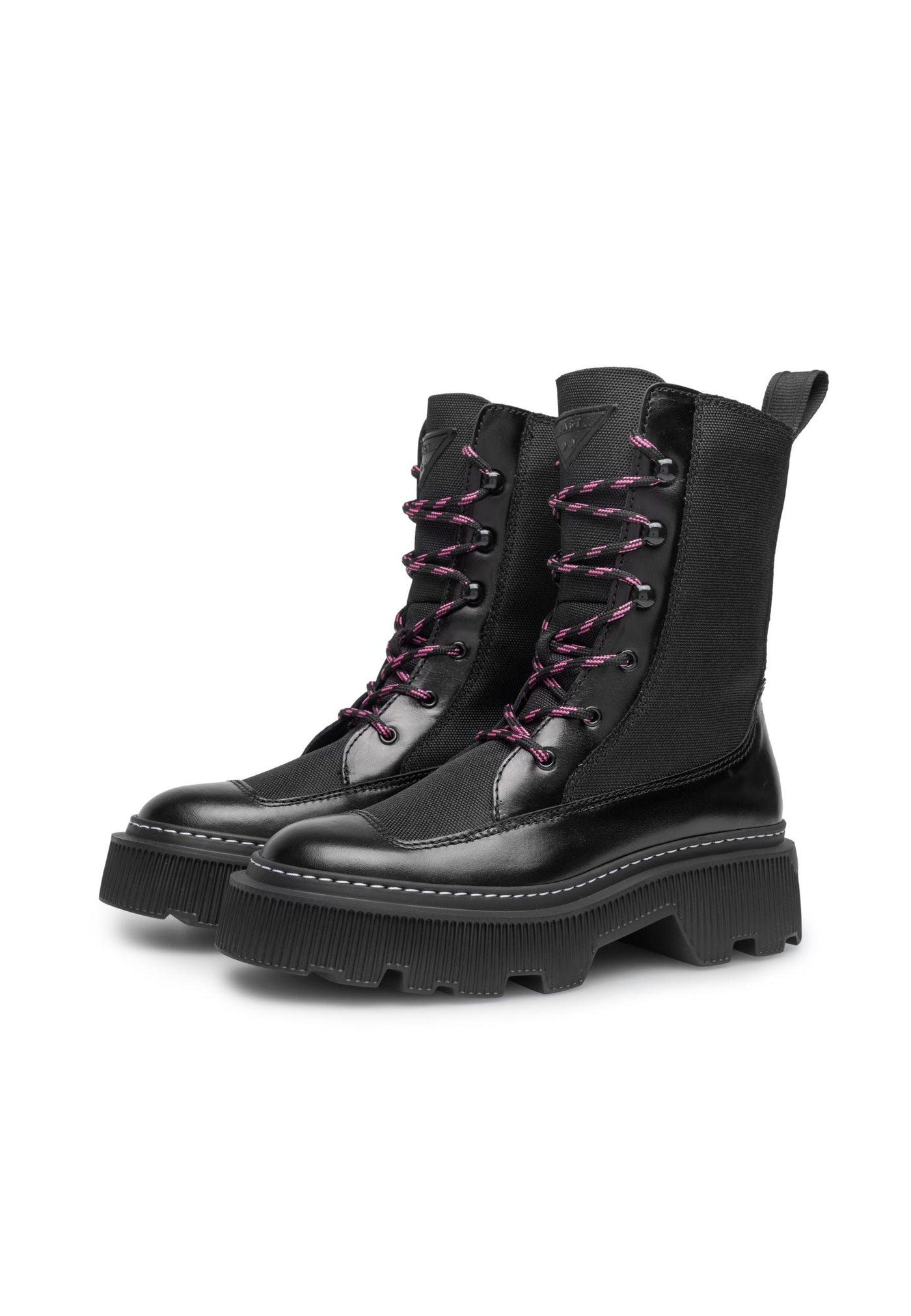 LÄST Caroline Lace-Up Boot High Boots Black