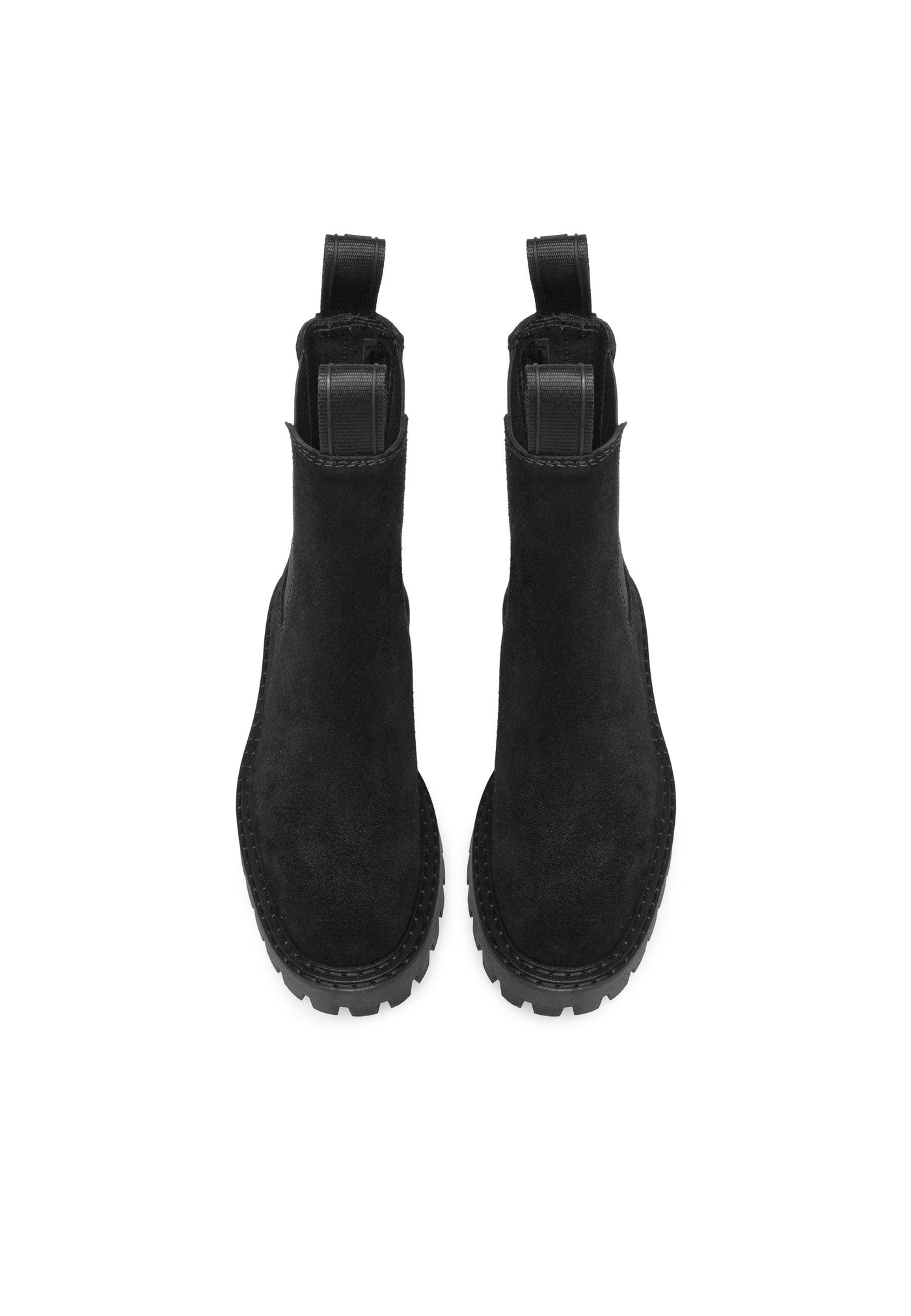 LÄST Daze - Suede - Black Ankle Boots Black