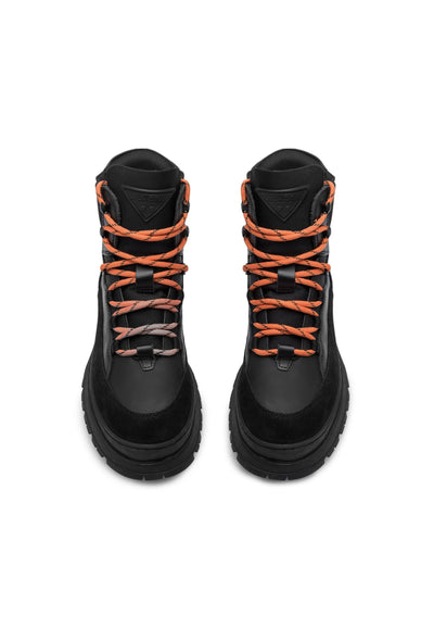 Downhill Boot - Leather/Suede/PES - Black - Black - LÄST