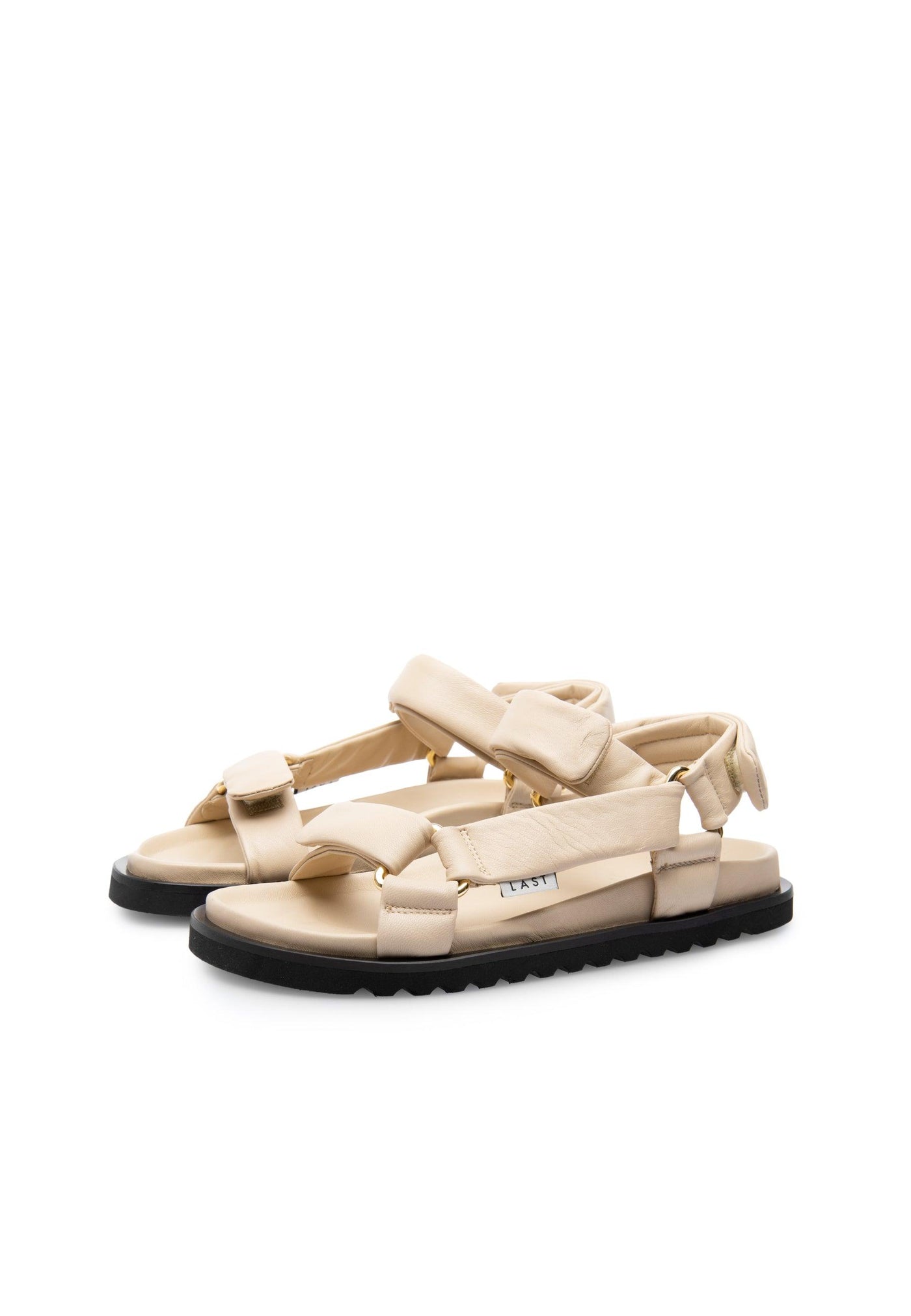 LÄST Flora - Leather - Beige Sandals Beige