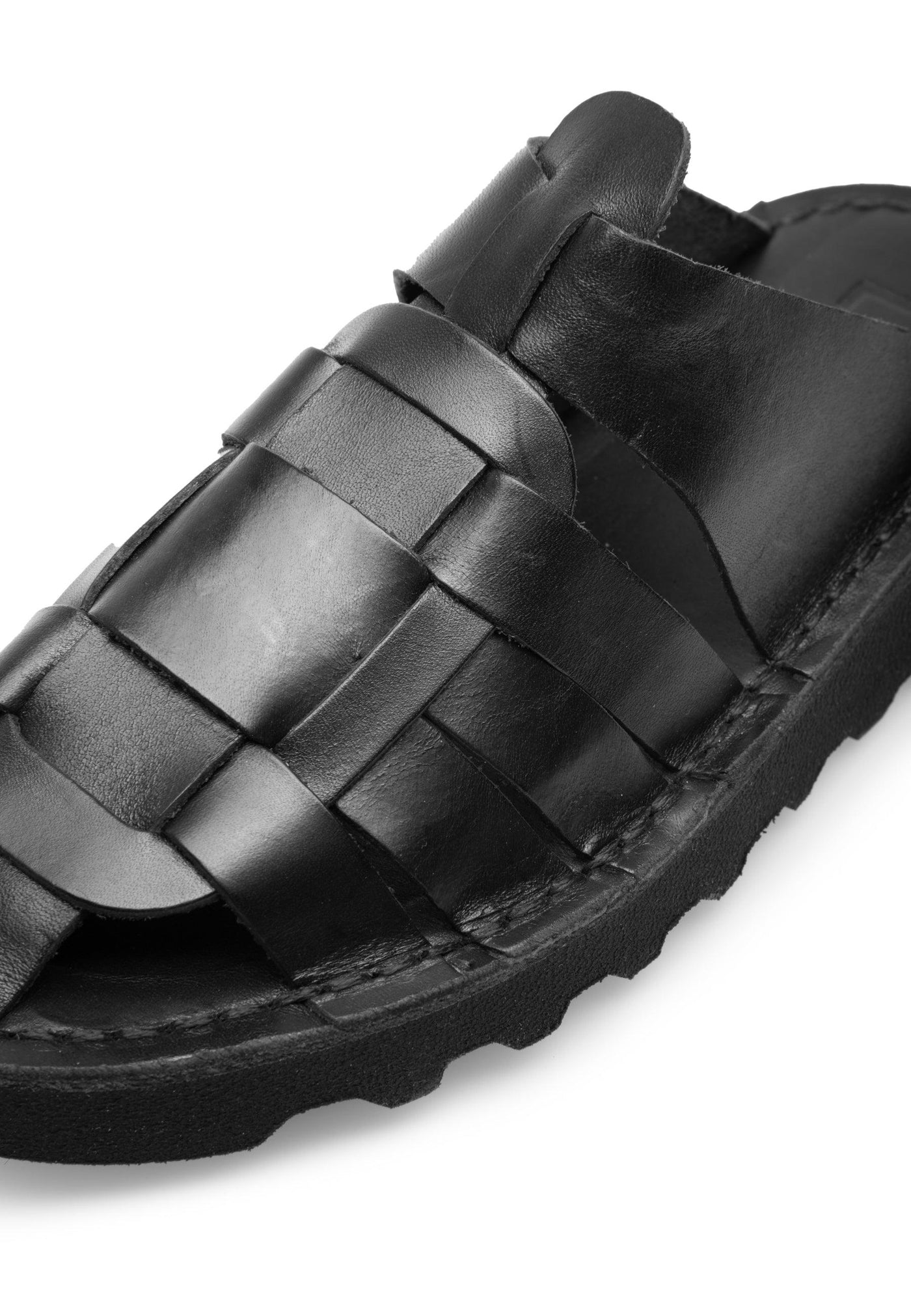 LÄST Holly - Leather - Black Sandals Black