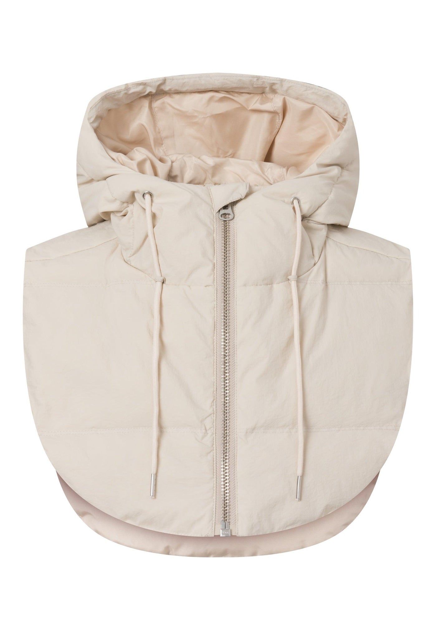 LÄST Hooded Puffer Neckwarmer Off White Neckwarmer Off White