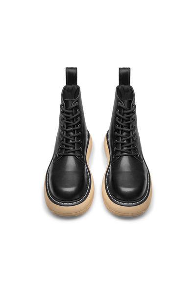 LÄST Jane - Leather - Black Ankle Boots Black