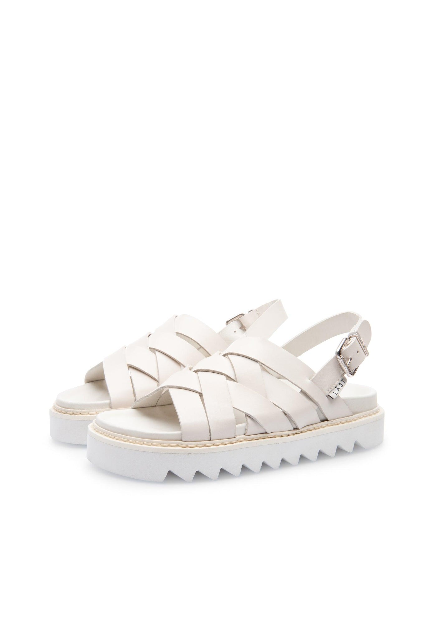 LÄST Maggie - Leather - Off White Sandals Off White