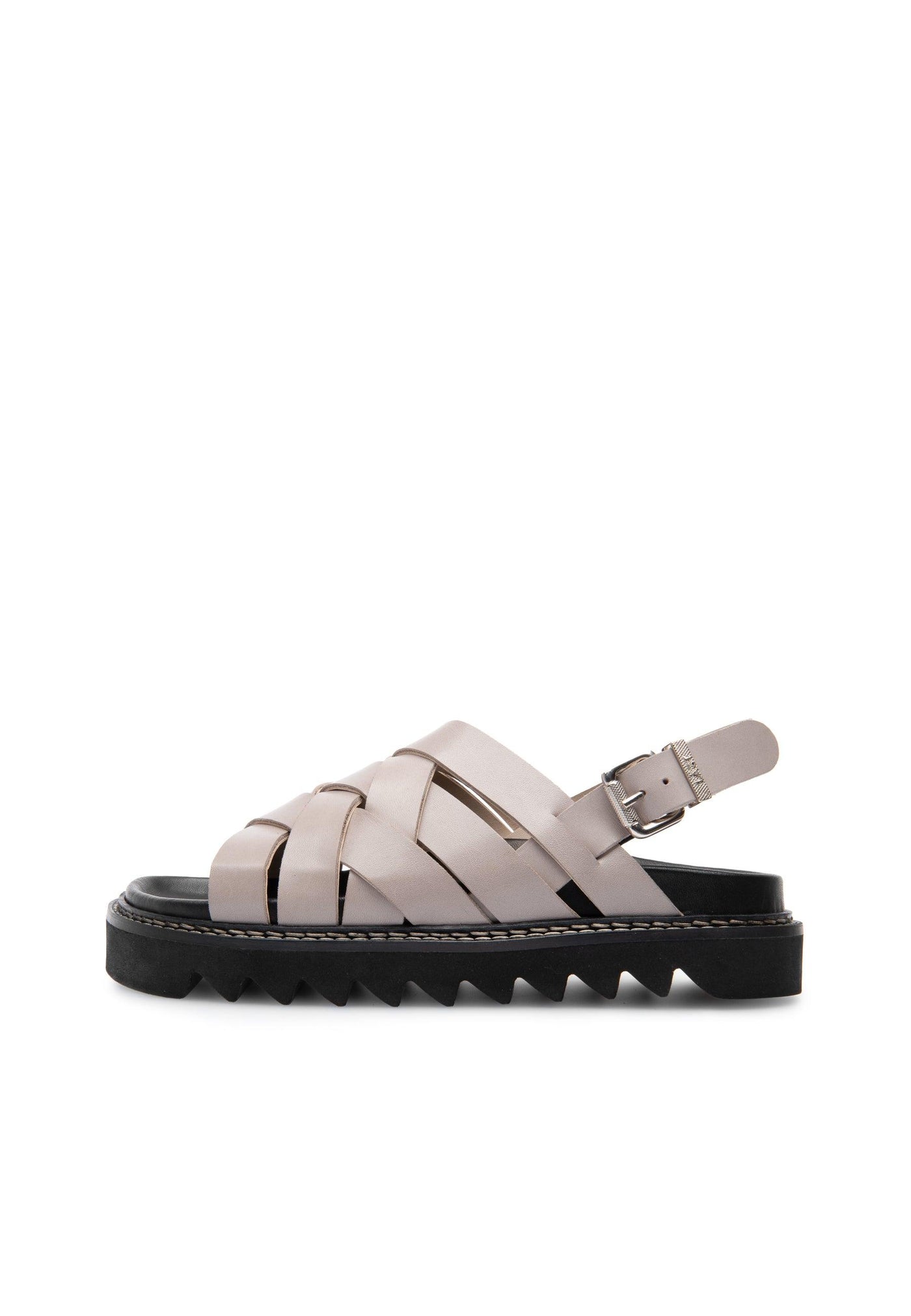 LÄST Maggie - Leather - Taupe Sandals Taupe