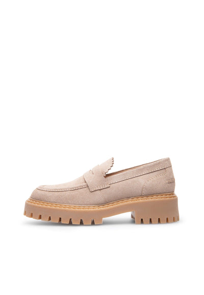 LÄST Matter Loafer Loafers Taupe