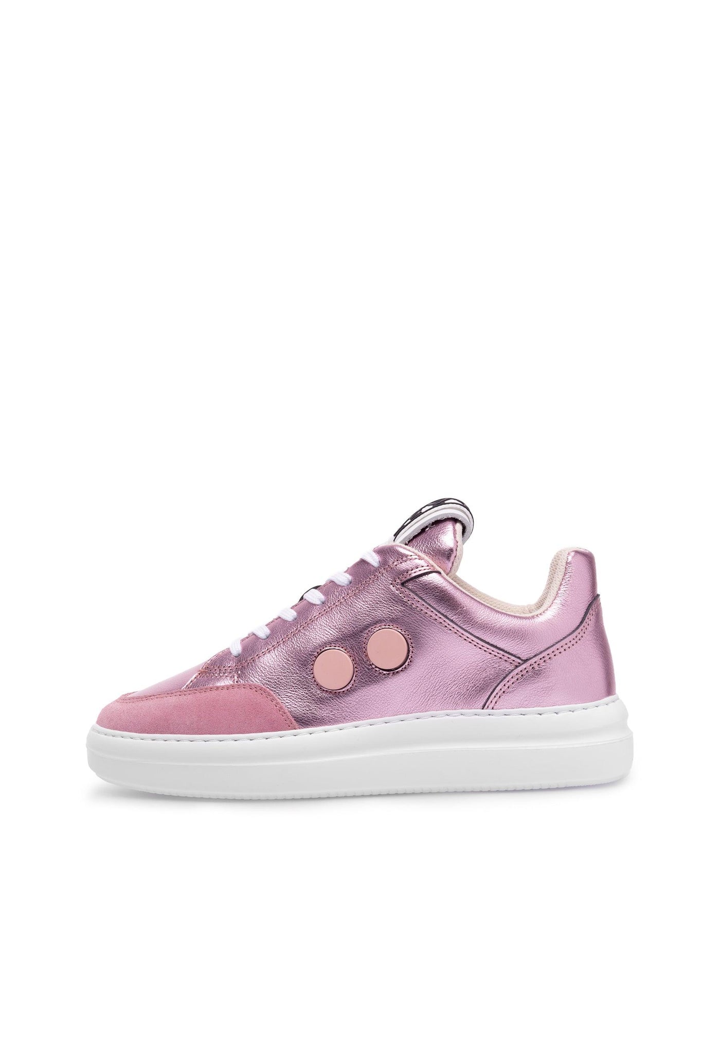 LÄST Minimalist Low - Leather - Pink Metallic Low Sneakers Pink