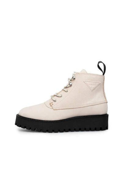 LÄST Rocky - Nubuck Leather - White II Ankle Boots White