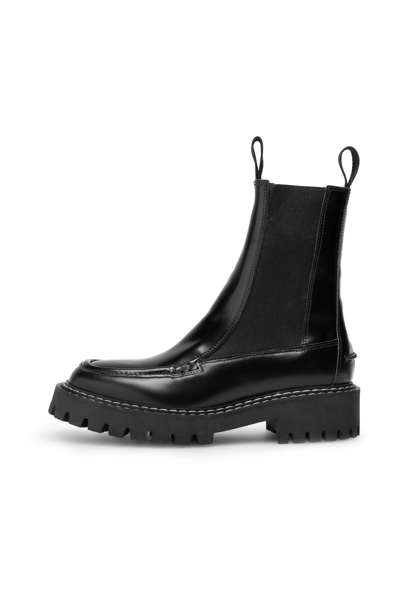 LÄST Ryder Chelsea Boot - Polido Leather - Black Ankle Boots Black
