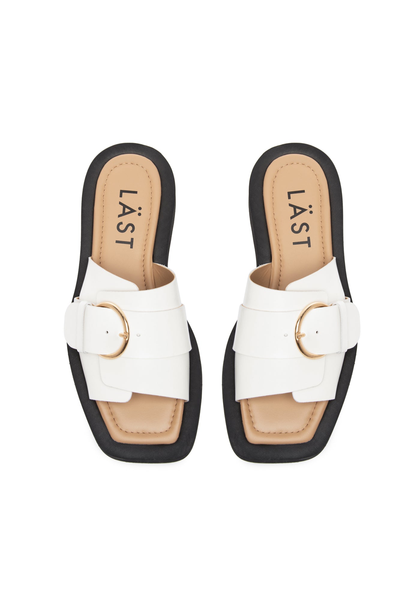 LÄST Selma - Leather - Off White Sandals Off White