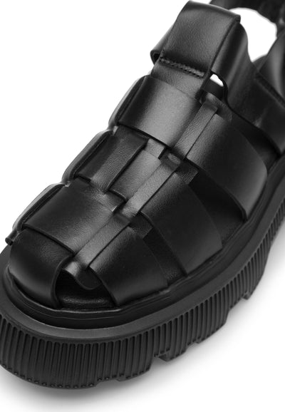 Tammy - Leather - Black - Black - LÄST