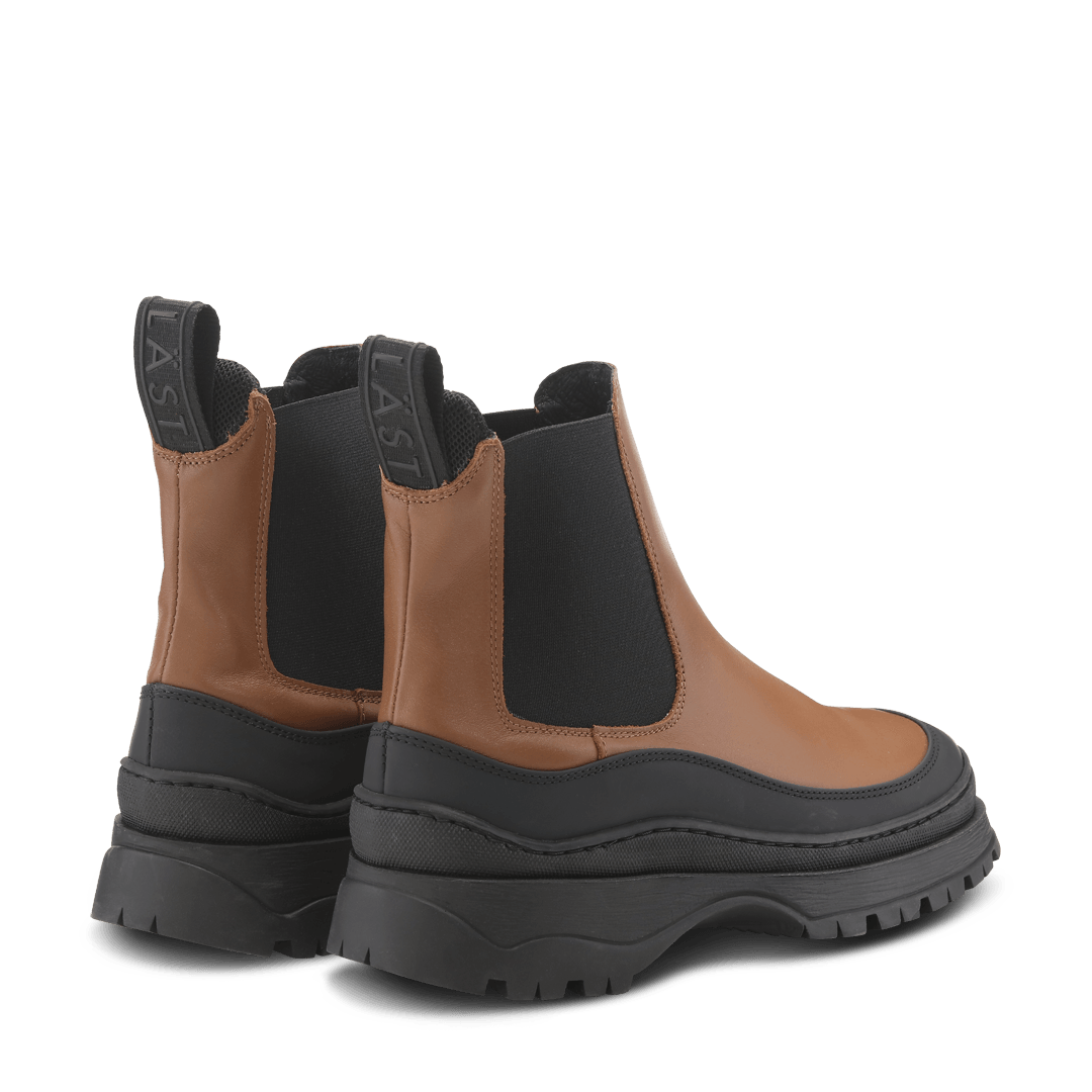 LÄST Trail - Leather/Rubber Foxing - Tan Ankle Boots Tan