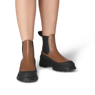 LÄST Trail - Leather/Rubber Foxing - Tan Ankle Boots Tan